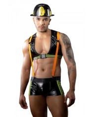 Costume pompier sexy 4 pièces - J Lingerie