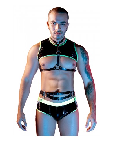 Ensemble sexy fluo 4 pièces - J Lingerie