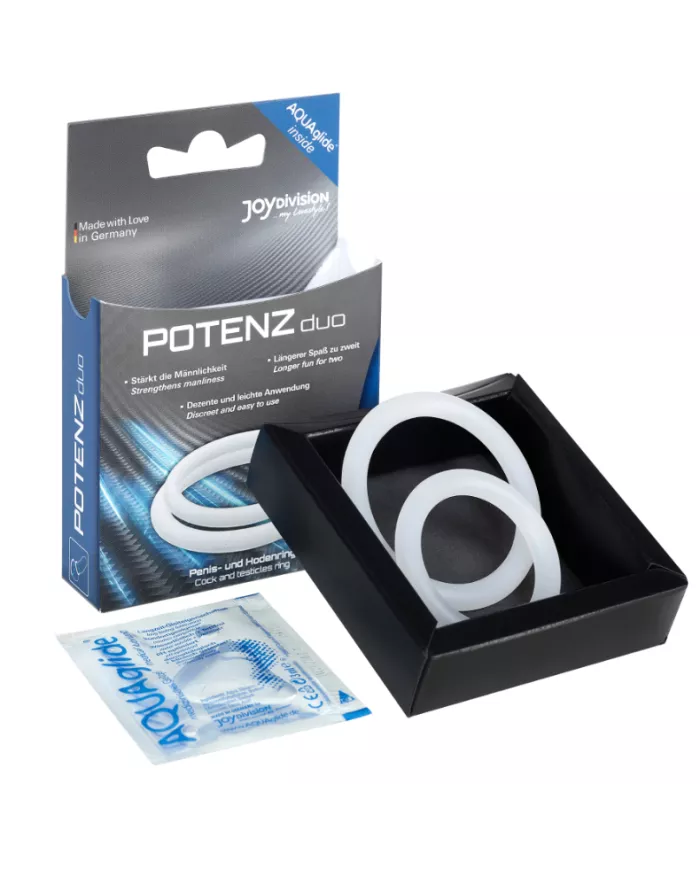 JOYDIVISION POTENZDUO - BAGUES BLANC - M JOYDIVISION POTENZDUO - BAGUES BLANC - M