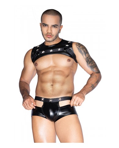 Ensemble sexy deux pièces noir - J Lingerie
