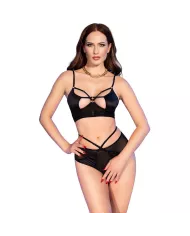 CHILIROSE - CR 4703 ENSEMBLE DEUX PIÈCES SANS CROTCHLESS NOIR M CHILIROSE - CR 4703 ENSEMBLE DEUX PIÈCES SANS CROTCHLESS NOIR M