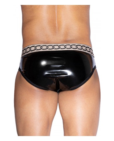 Slip sexy noir et blanc - J Lingerie