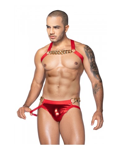 Ensemble sexy deux pièces rouge - J Lingerie