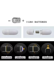 BAILE - COUVERCLE DE PÉNIS BRAVE MAN AVEC CHAIR DE LAPIN ET DOUBLE MOTEUR 16.5 CM