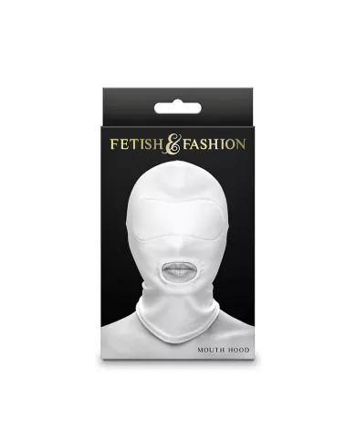 NS NOVELTIES - FETISH & FASHION CAGOULE BOUCHE NYLON BLANC