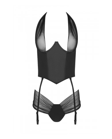 Guêpière Kesmina faux cuir - Passion