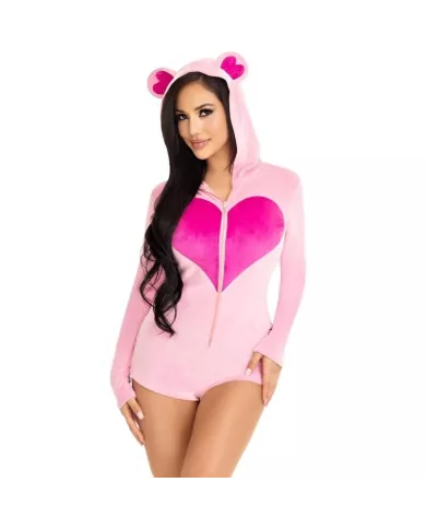 LEG AVENUE - BODY VELOURS OURS EN TEDDY ROSE M LEG AVENUE - BODY VELOURS OURS EN TEDDY ROSE M