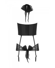 Guêpière Kesmina faux cuir - Passion