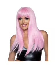 LEG AVENUE - PERRUQUE LONGUE FRANGE DROITE ROSE LEG AVENUE - PERRUQUE LONGUE FRANGE DROITE ROSE
