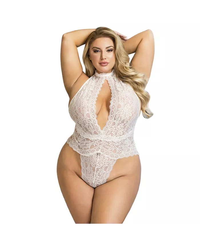 SUBBLIME - 953850 BODY DENTELLE BLANC S/M