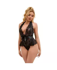SUBBLIME - 930806 BODY SEXY À VOLANTS NOIR S/M SUBBLIME - 930806 BODY SEXY À VOLANTS NOIR S/M