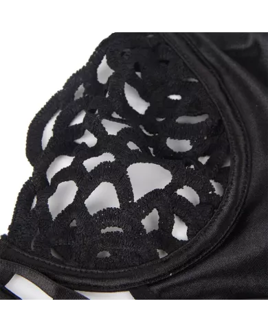 SUBBLIME - 954055 BODY SEXY EN DENTELLE NOIR S/M