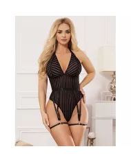 SUBBLIME - 954147 BODY AVEC PORTE-JARRETELLES NOIR S/M
