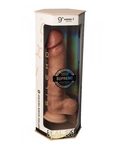 Gode Real Skin Supreme Model 1 flesh 23 cm - SilexD
