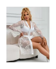 SUBBLIME - 954376 CHEMISE DE NUIT À MANCHES LONGUES À MOTIF FLORAL BLANC L/XL SUBBLIME - 954376 CHEMISE DE NUIT À MANCHES LONGUES À MOTIF FLORAL BLANC L/XL