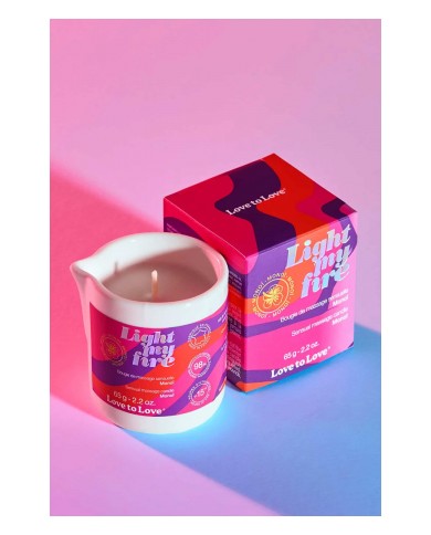 Bougie de massage Monoï - Love to Love
