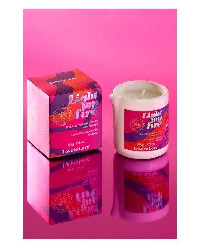 Bougie de massage Noix de coco - Love to Love