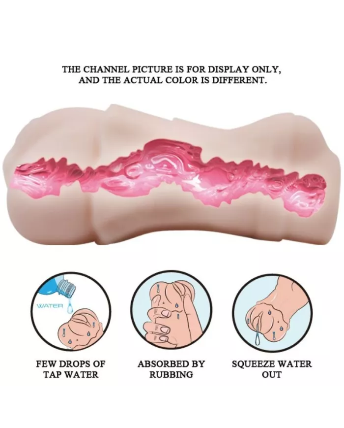 CRAZY BULL - MASTURBADEUR VAGIN PEAU D'EAU AVEC BALLE VIBRANTE 2 CRAZY BULL - MASTURBADEUR VAGIN PEAU D'EAU AVEC BALLE VIBRANTE 2