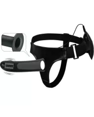 PRETTY LOVE - VITO STRAP ON AVEC GODE CREUX ET VIBRATION 17.3 CM PRETTY LOVE - VITO STRAP ON AVEC GODE CREUX ET VIBRATION 17.3 CM