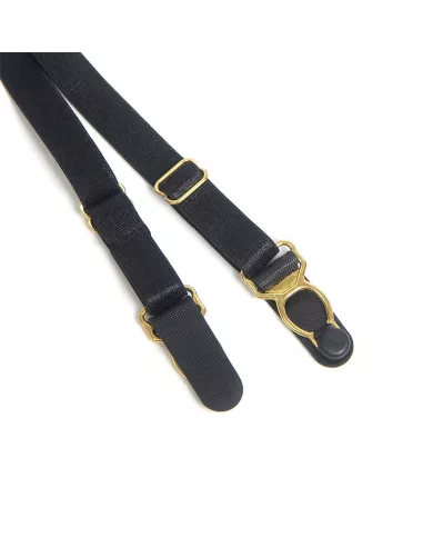 SUBBLIME - 955458 BODY FERMETURE ÉCLAIR EN CUIR NOIR S/M