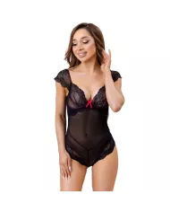 LIVCO CORSETTI FASHION - BODY EVELYN LC 20243 AVEC BORDURE EN DENTELLE ET TRANSPARENCES NOIR L/XL LIVCO CORSETTI FASHION - BODY EVELYN LC 20243 AVEC BORDURE EN DENTELLE ET TRANSPARENCES NOIR L/XL