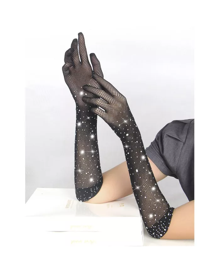SUBBLIME - 957469GANTS SHINE TRANSPARENTS NOIRS S/M