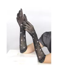 SUBBLIME - 957469GANTS SHINE TRANSPARENTS NOIRS S/M