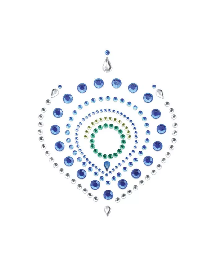 BIJOUX - INDISCRETS FLAMBOYANT BLEU&VERT BIJOUX - INDISCRETS FLAMBOYANT BLEU&VERT