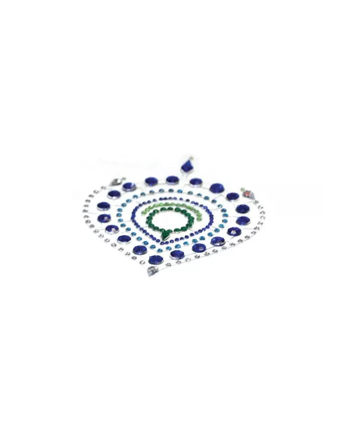 BIJOUX - INDISCRETS FLAMBOYANT BLEU&VERT BIJOUX - INDISCRETS FLAMBOYANT BLEU&VERT