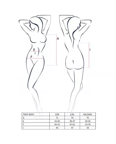 PASSION - FEMME TRIXY TEDDY NOIR TAILLE S/M