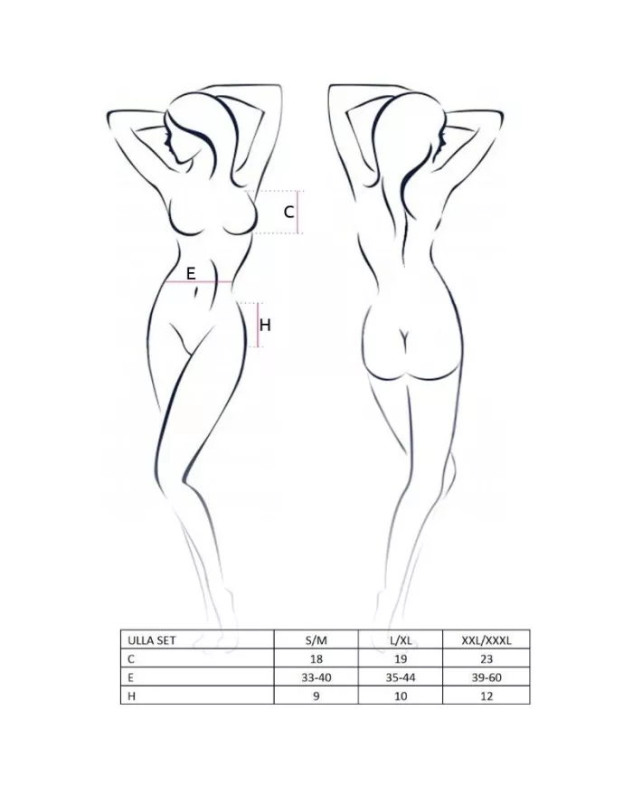 PASSION - ENSEMBLE FEMME ULLA TAILLE L/XL PASSION - ENSEMBLE FEMME ULLA TAILLE L/XL