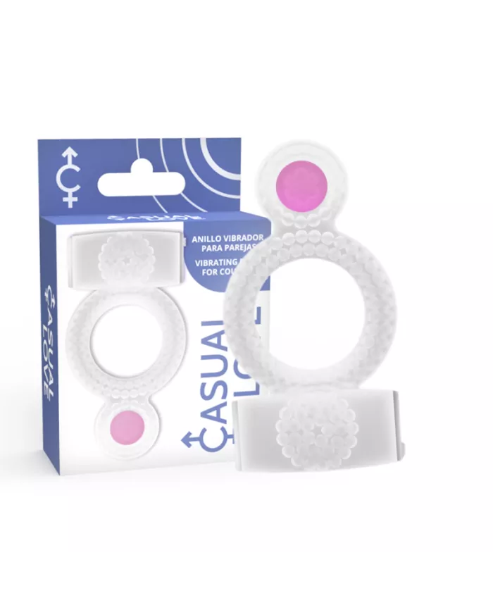 CASUAL LOVE - BAGUE TRANSPARENTE DOUBLE PLAISIR CASUAL LOVE - BAGUE TRANSPARENTE DOUBLE PLAISIR