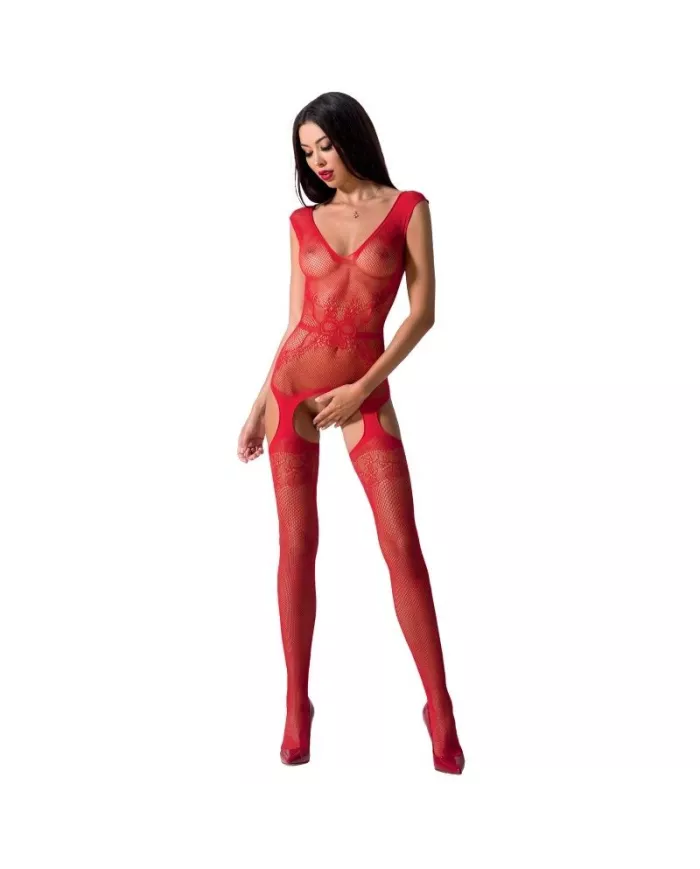 PASSION - FEMME BS062 BODYSTOCKING ROUGE TAILLE UNIQUE PASSION - FEMME BS062 BODYSTOCKING ROUGE TAILLE UNIQUE