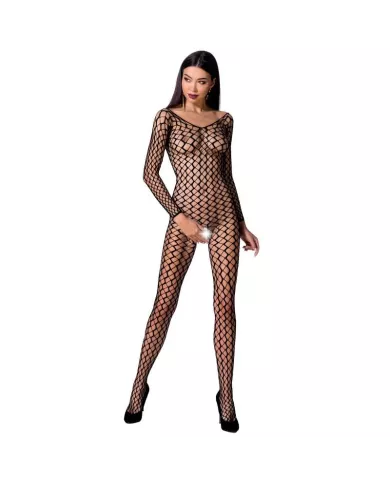 PASSION - FEMME BS068 BODYSTOCKING NOIR TAILLE UNIQUE