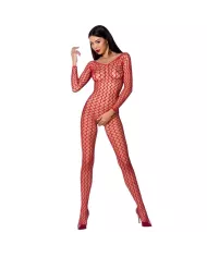 PASSION - FEMME BS068 BODYSTOCKING ROUGE TAILLE UNIQUE