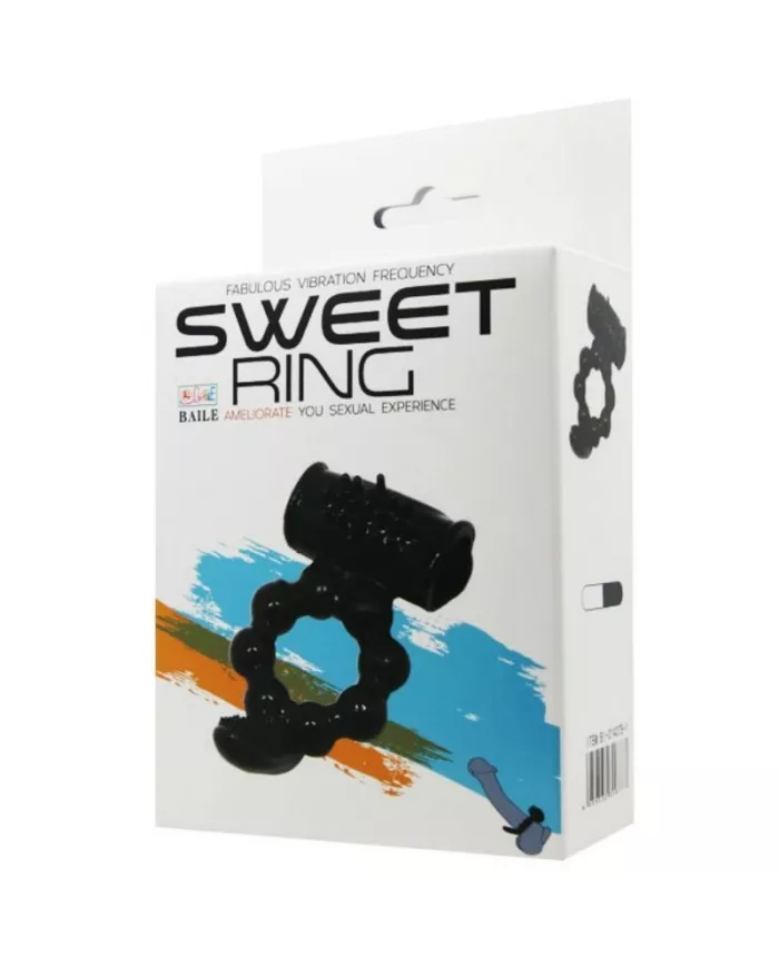 BAILE - ANNEAU SWEET RING AVEC DOUBLE STIMULATEUR
