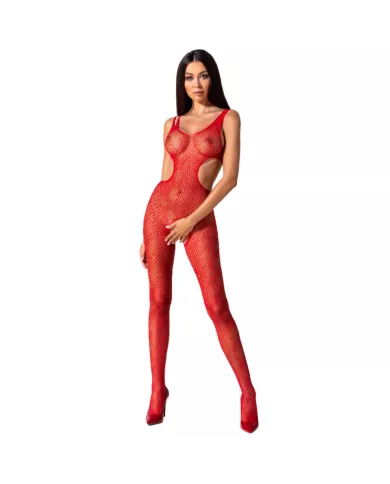 PASSION - FEMME BS085 BODYSTOCKING ROUGE TAILLE UNIQUE
