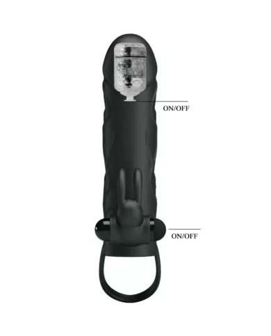 PRETTY LOVE - HOUSSE EN SILICONE AVEC VIBRATION 14 CM 2.0