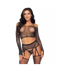 LEG AVENUE - ENSEMBLE QUATRE PIÈCES TAILLE UNIQUE