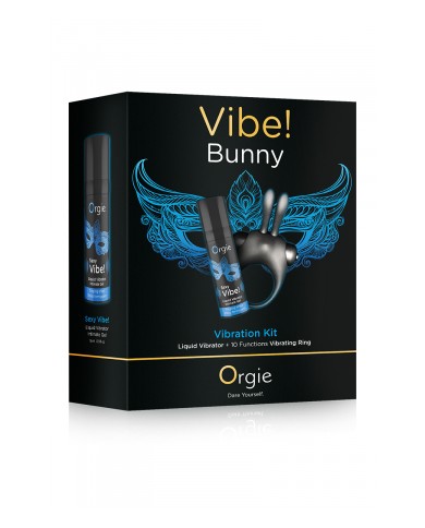 Kit plaisir vibrant Vibe! Bunny - Orgie