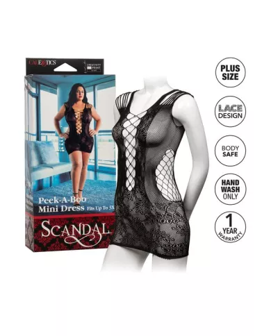 CALEXOTICS - ROBE PEEK-A-BOO MINI GRANDE TAILLE