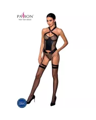 PASSION - AMANDA CORSET EN CUIR ÉCOLOGIQUE S/M