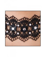 Collier brodé avec strass - Cotelli Accessoires
