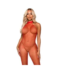LEG AVENUE - LE FRIVOLE BODYSTOCKING - COL RACER TAILLE UNIQUE ROUGE LEG AVENUE - LE FRIVOLE BODYSTOCKING - COL RACER TAILLE UNIQUE ROUGE