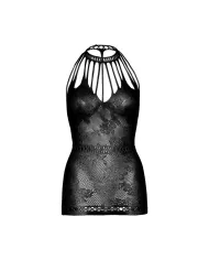 LEG AVENUE - MINI ROBE EN DENTELLE AVEC DÉCOUPES TAILLE UNIQUE - NOIR LEG AVENUE - MINI ROBE EN DENTELLE AVEC DÉCOUPES TAILLE UNIQUE - NOIR