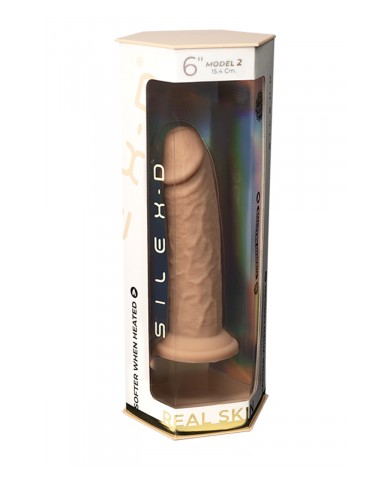 Gode Real Skin Model 2 flesh 15,4 cm - SilexD