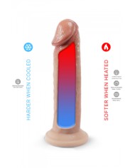 Gode Real Skin Supreme Model 2 flesh 15,4 cm - SilexD