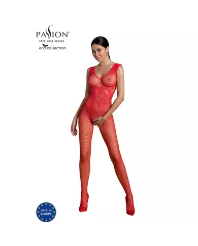 PASSION - BODYSTOCKING ECO COLLECTION ECO BS003 ROUGE PASSION - BODYSTOCKING ECO COLLECTION ECO BS003 ROUGE