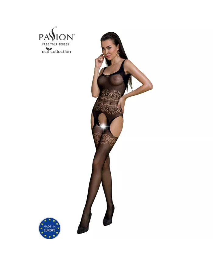 PASSION - BODYSTOCKING ECO COLLECTION ECO BS005 NOIR PASSION - BODYSTOCKING ECO COLLECTION ECO BS005 NOIR