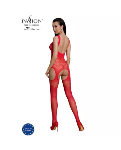 PASSION - BODYSTOCKING ECO COLLECTION ECO BS005 ROUGE PASSION - BODYSTOCKING ECO COLLECTION ECO BS005 ROUGE